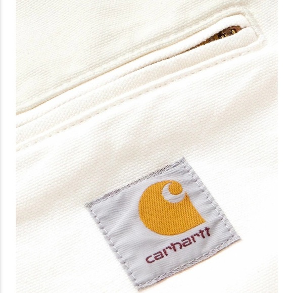 Carhartt WIP Detroit Corduroy Trim Jacket White XL - Picture 4 of 10